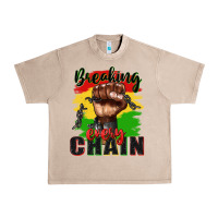 French Oak Breaking every chain juneteenth Urban Heavy Tee - Zillion Design Studio