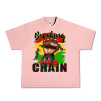 Salmon Breaking every chain juneteenth Urban Heavy Tee - Zillion Design Studio