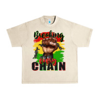 Sandshell Breaking every chain juneteenth Urban Heavy Tee - Zillion Design Studio