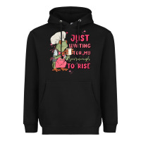 Black waiting for my sourdough to rise Heavyweight Hoodie - MaliasSmallBusiness