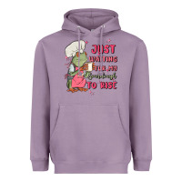 Lavender waiting for my sourdough to rise Heavyweight Hoodie - MaliasSmallBusiness