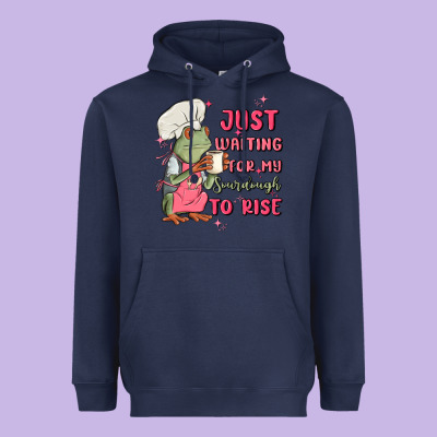 Waiting For My Sourdough To Rise Heavyweight Hoodie Designed By Maliassmallbusiness