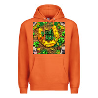 Carrot St. Patricks good luck with cow digital paper Premium Hoodie - BundleAndBundleShop
