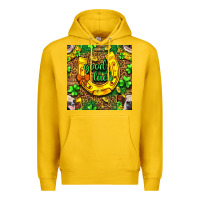 Lemon St. Patricks good luck with cow digital paper Premium Hoodie - BundleAndBundleShop