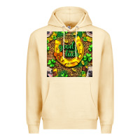 Pina Colada St. Patricks good luck with cow digital paper Premium Hoodie - BundleAndBundleShop
