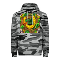 Slate Camo St. Patricks good luck with cow digital paper Premium Hoodie - BundleAndBundleShop