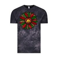 Cloud Black christmas sunflower Vintage Tee - RanaPortraitStore