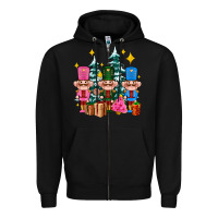 Black nutcrackers and gifts ado Zipper Hoodie - AdoDesignShop