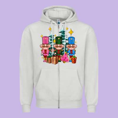 Nutcrackers And Gifts Ado Zipper Hoodie Designed By Adodesignshop
