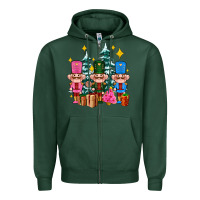 Sports Green nutcrackers and gifts ado Zipper Hoodie - AdoDesignShop