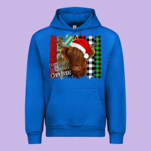Merry Christmas Cow Urban Hoodie Designed By Bettercallsaul