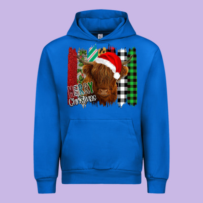 Merry Christmas Cow Urban Hoodie Designed By Bettercallsaul