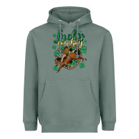 Sage lucky cowboy Heavyweight Hoodie - MaliasSmallBusiness