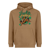 Toasted Coconut lucky cowboy Heavyweight Hoodie - MaliasSmallBusiness