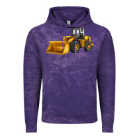 Cloud Purple bulldozer Vintage Hoodie - JahusDesignShop