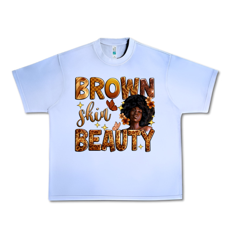 Brown Skin Beauty Urban Heavy Tee by Zillion Design Studio | Teevron