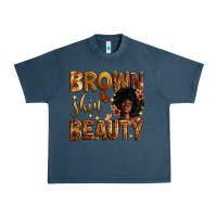 Midnight Navy brown skin beauty Urban Heavy Tee - Zillion Design Studio