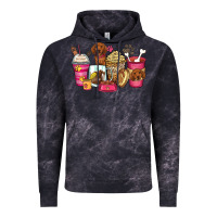 Cloud Black dachshund coffee cups Vintage Hoodie - Zillion Design Studio