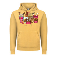 Vintage Mustard dachshund coffee cups Vintage Hoodie - Zillion Design Studio