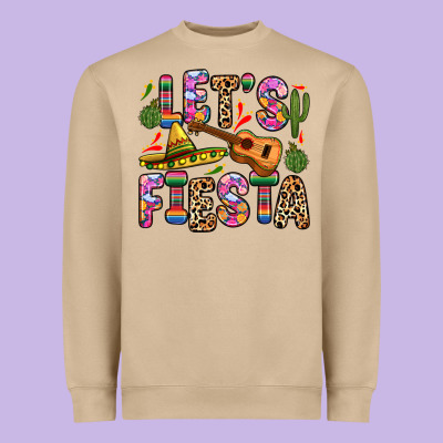 Let S Fiesta Heavyweight Sweatshirt Designed By Zillion Design Studio
