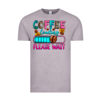 Vintage Zinc coffee loading please wait Vintage Tee - Zillion Design Studio