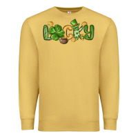 Antique Gold lucky st patrick s day Premium Sweatshirt - MaliasSmallBusiness