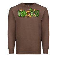 Chestnut lucky st patrick s day Premium Sweatshirt - MaliasSmallBusiness