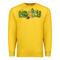 Lemon lucky st patrick s day Premium Sweatshirt - MaliasSmallBusiness