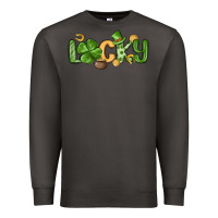 Smoke lucky st patrick s day Premium Sweatshirt - MaliasSmallBusiness