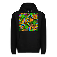 Black St. Patricks rainbow seamless Premium Hoodie - BundleAndBundleShop