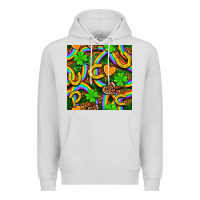Dove Grey St. Patricks rainbow seamless Premium Hoodie - BundleAndBundleShop