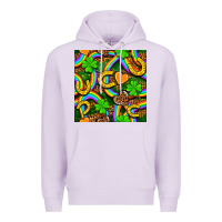 Lilac St. Patricks rainbow seamless Premium Hoodie - BundleAndBundleShop