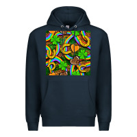 Navy St. Patricks rainbow seamless Premium Hoodie - BundleAndBundleShop