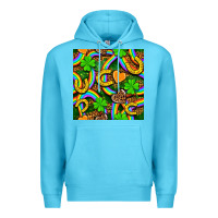 Ocean Blue St. Patricks rainbow seamless Premium Hoodie - BundleAndBundleShop