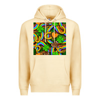 Pina Colada St. Patricks rainbow seamless Premium Hoodie - BundleAndBundleShop