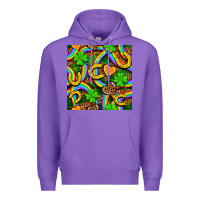 Purple St. Patricks rainbow seamless Premium Hoodie - BundleAndBundleShop