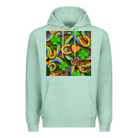 Seafoam St. Patricks rainbow seamless Premium Hoodie - BundleAndBundleShop