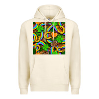 Tofu St. Patricks rainbow seamless Premium Hoodie - BundleAndBundleShop