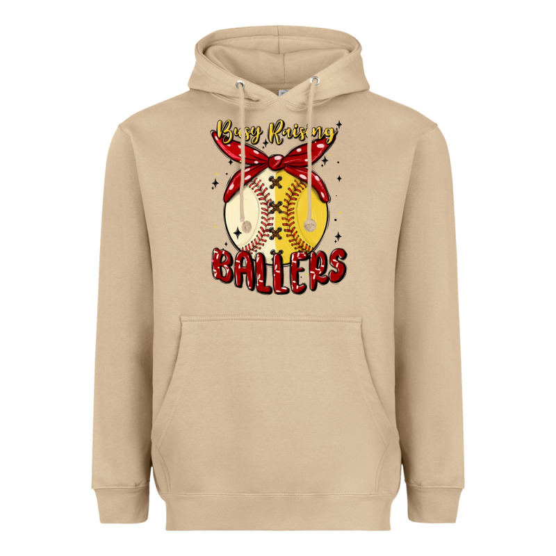 Busy Raising Ballers Malia Heavyweight Hoodie by MaliasSmallBusiness | Teevron