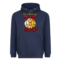 Navy busy raising ballers malia Heavyweight Hoodie - MaliasSmallBusiness