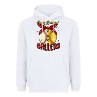 White busy raising ballers malia Heavyweight Hoodie - MaliasSmallBusiness
