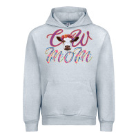Heather Grey Cow Mom Urban Hoodie - Bettercallsaul