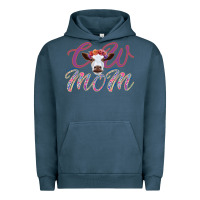 Pigment Midnight Navy Cow Mom Urban Hoodie - Bettercallsaul