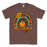 Chestnut thankful pumpkin rainbow Classic Tee - BundleAndBundleShop