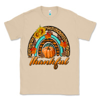 Mushroom thankful pumpkin rainbow Classic Tee - BundleAndBundleShop