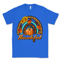True Royal thankful pumpkin rainbow Classic Tee - BundleAndBundleShop