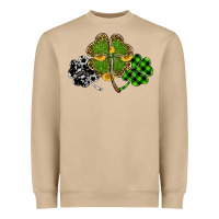 Mushroom st patricks day shamrock gold Heavyweight Sweatshirt - RanaPortraitStore