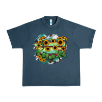 Midnight Navy washingTon State Map Urban Heavy Tee - RanaPortraitStore