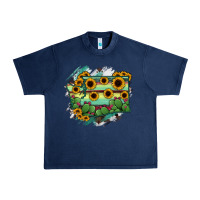 Navy washingTon State Map Urban Heavy Tee - RanaPortraitStore