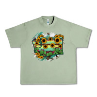 Oil Green washingTon State Map Urban Heavy Tee - RanaPortraitStore